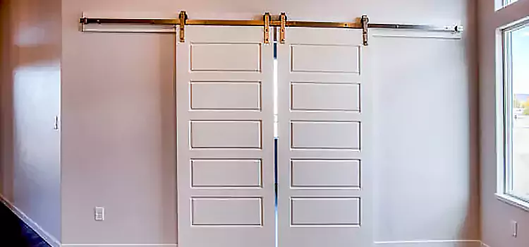 Glass Barn Door with Installation Hardware Kit Fairview Park